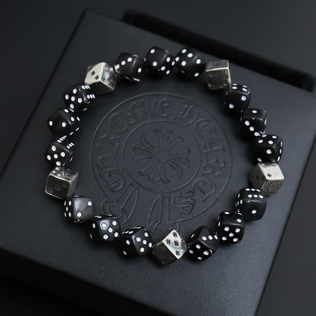 Chrome Hearts Dice Bead Bracelet